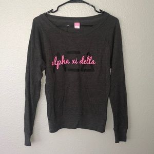Alpha Xi Delta long sleeve crew neck